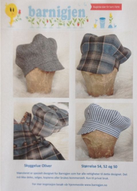 Hovedbilde Barnigjen symønster skyggelue ...