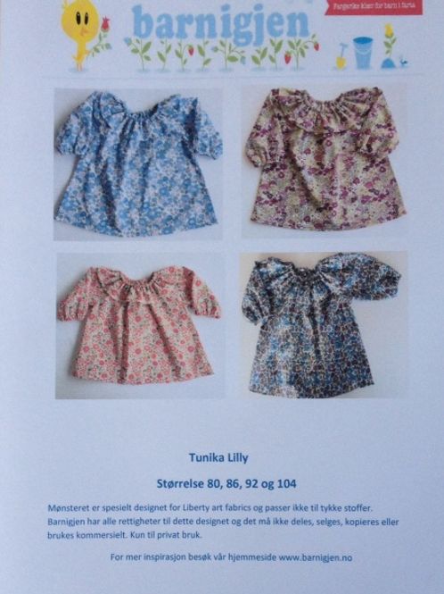 Hovedbilde Barnigjen symønster tunika ...