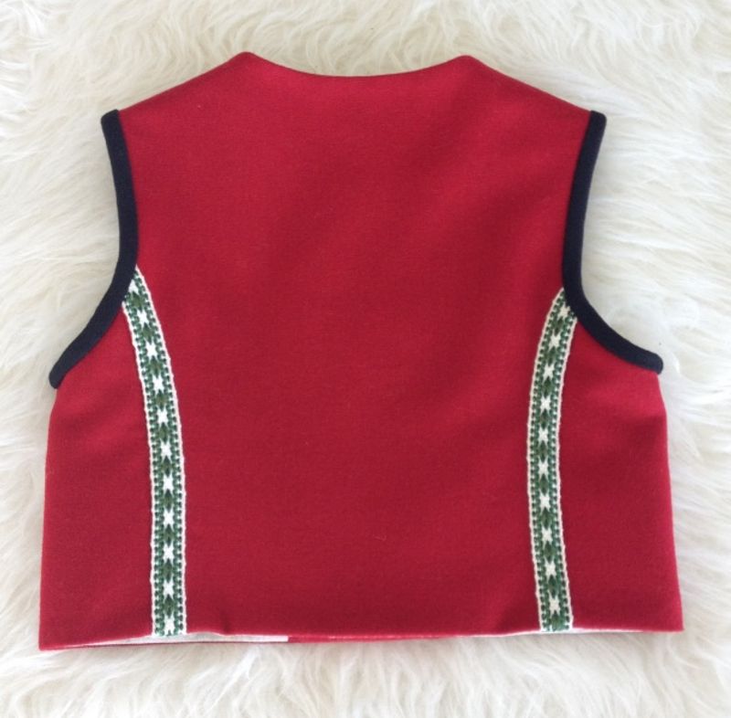 Mønster festdraktvest Tormod