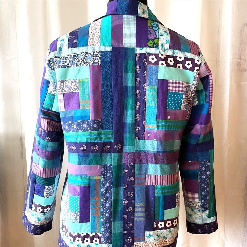 Patchworkjakke symønster